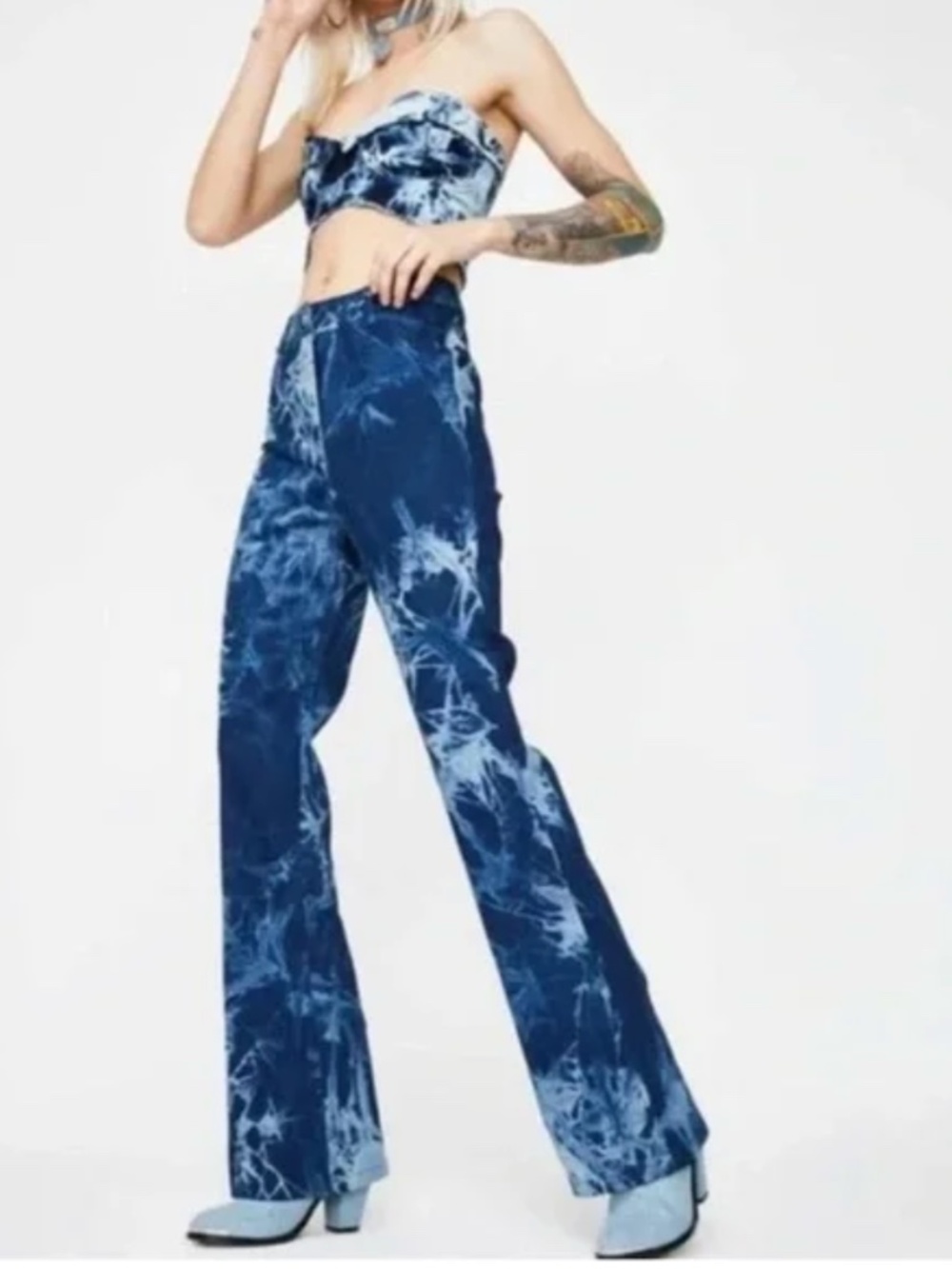 Tiger Mist Indigo Boot Cut Jeans